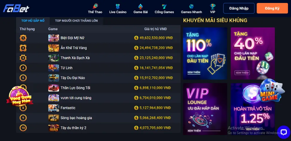 Khuyến Mãi Đặc Biệt Theo Dịp 2bongcom
